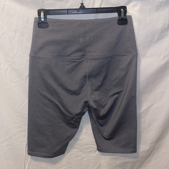 SASKI - grey high rise bike shorts L - Picture 3 of 9